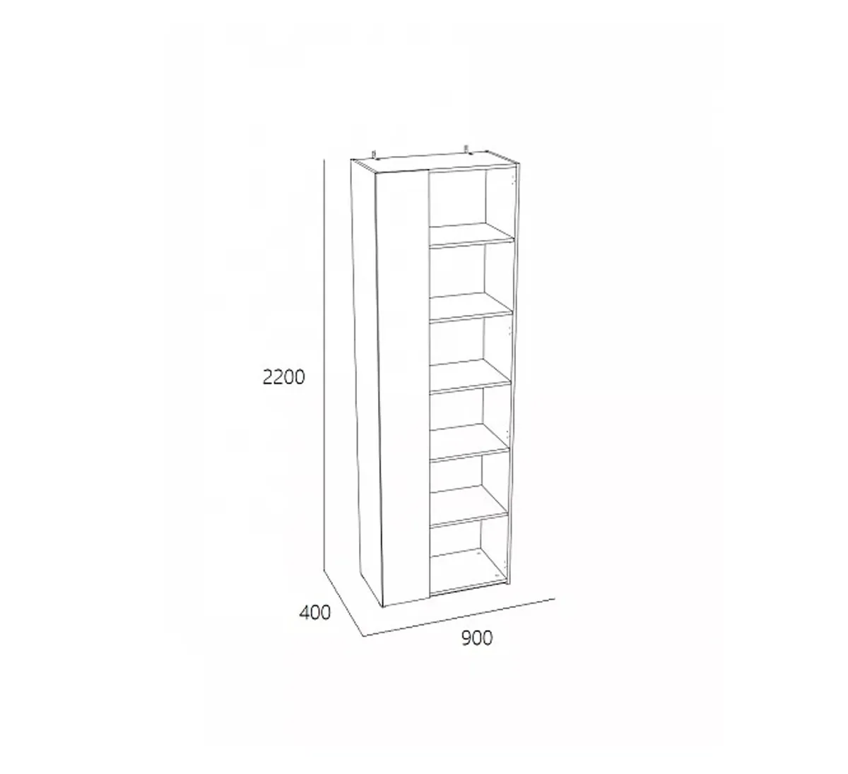 Шкаф для одежды угловой Fortis