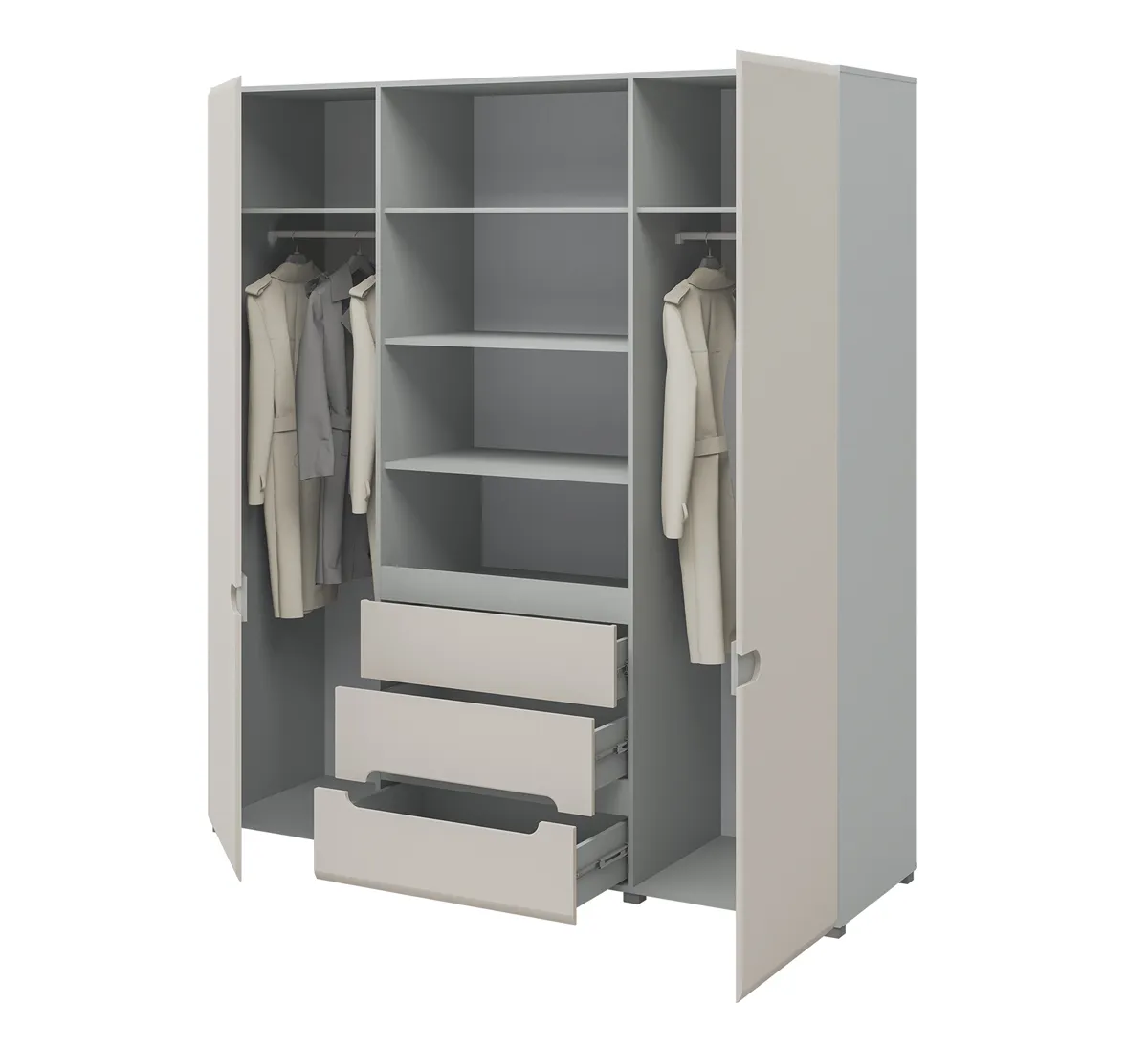 Шкаф для одежды Fortis МН-026-09-С1 Леонардо Кашемир