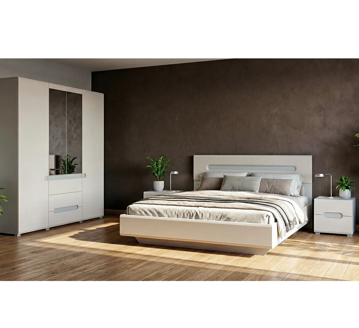 Шкаф для одежды Fortis МН-026-09-С1 Леонардо Кашемир