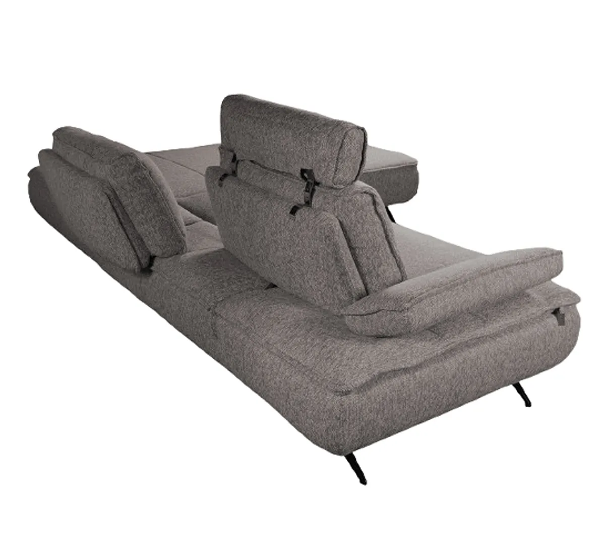 Диван угловой правый Fortis 33976 (серый)