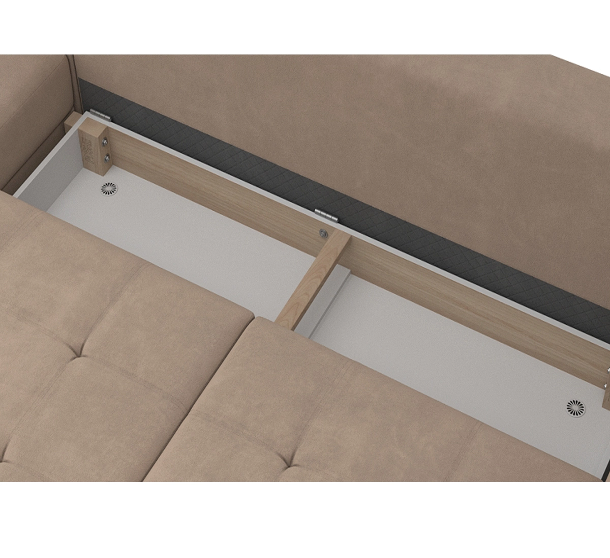 Диван левый угол Fortis Пьер (Noel ivory)