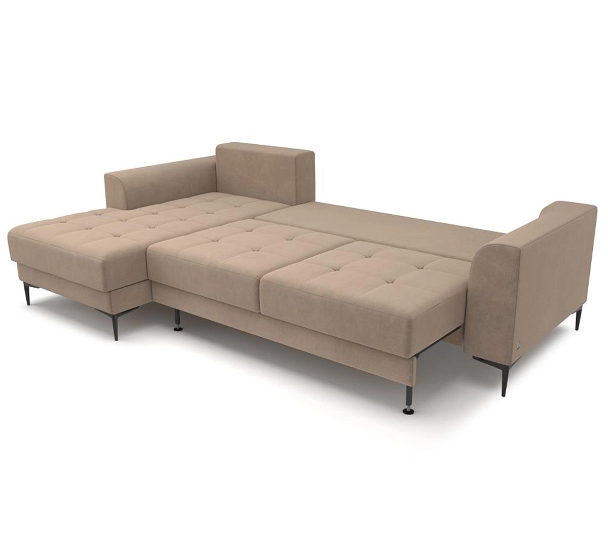 Диван угловой правый Fortis Пьер (Noel ivory)