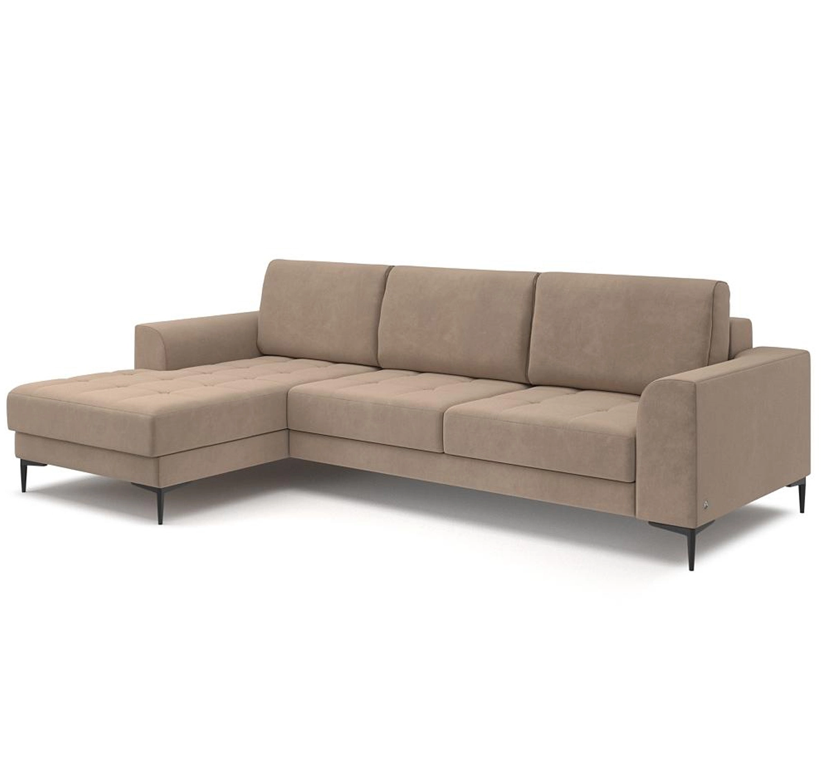 Диван угловой правый Fortis Пьер (Noel ivory)